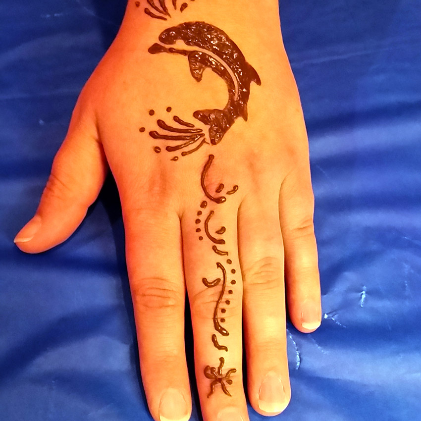 Dolphin Henna