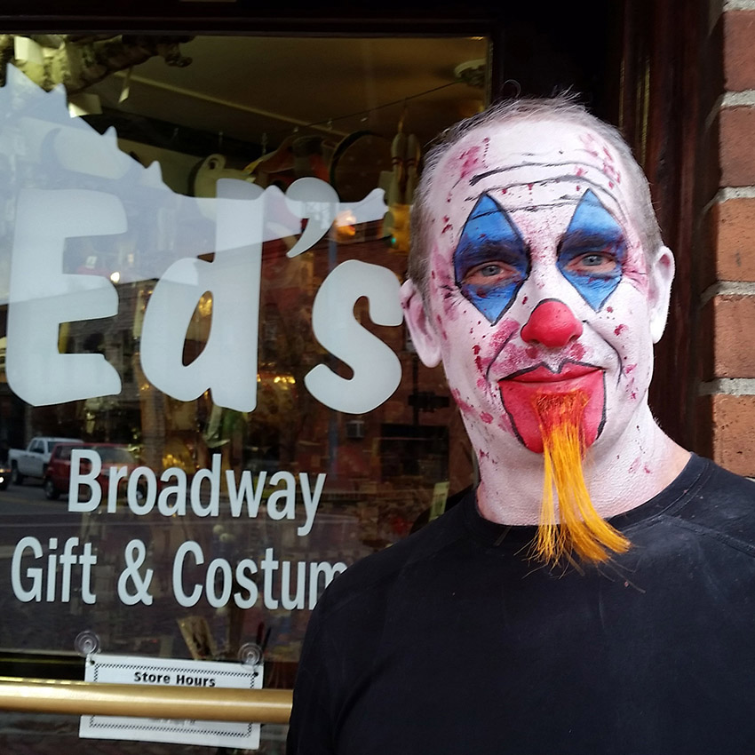 Creepy Clown Face Painting