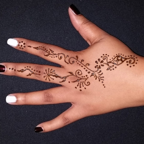 Traditional Floral Henna